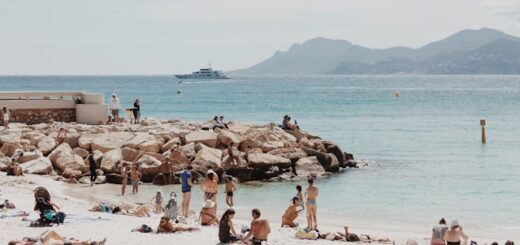 plages de la côte d'Azur