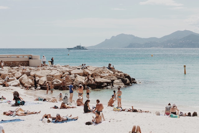 plages de la côte d'Azur